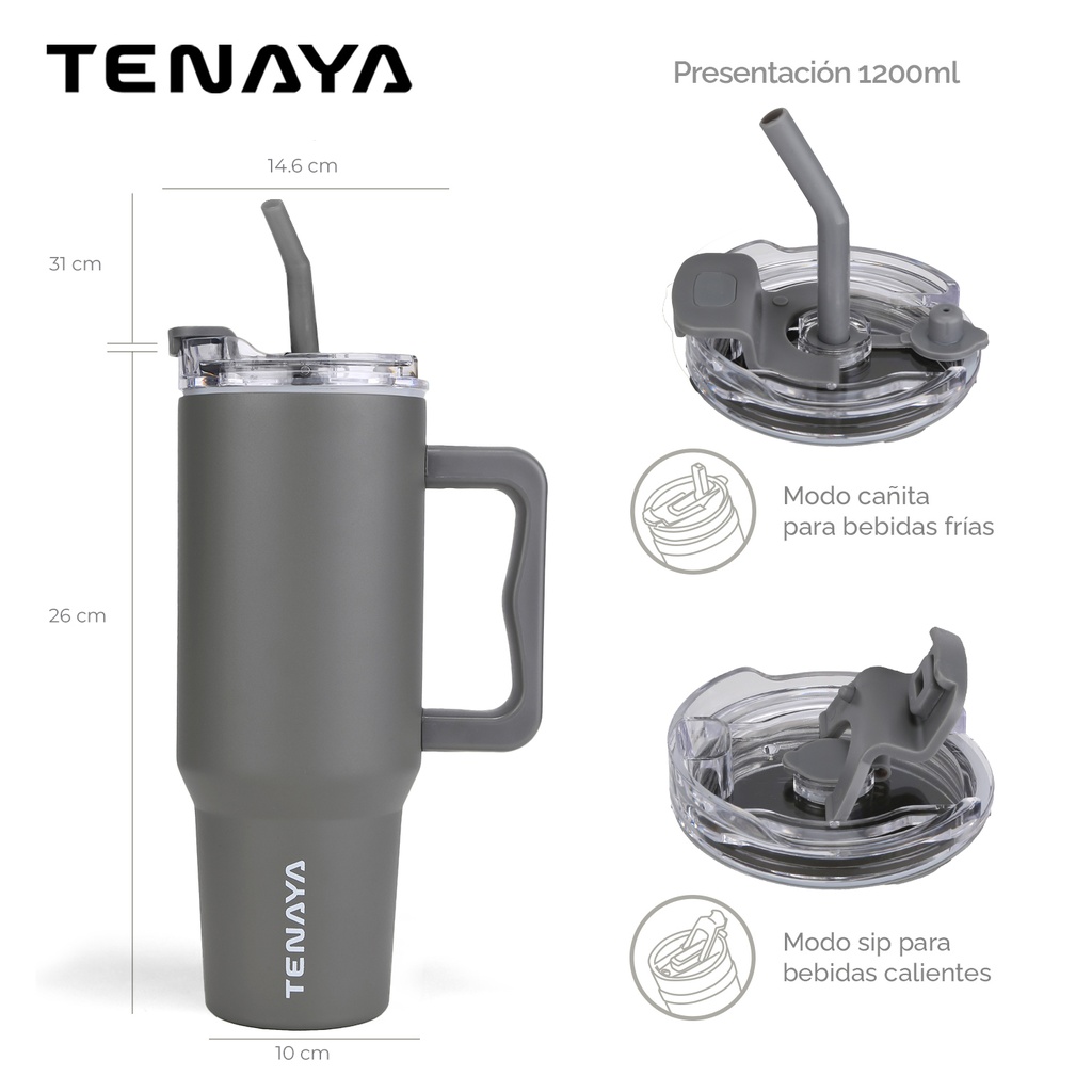 VASO ACERO INOX 1200ml EAGLE 1200