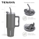 VASO ACERO INOX 1200ml EAGLE 1200