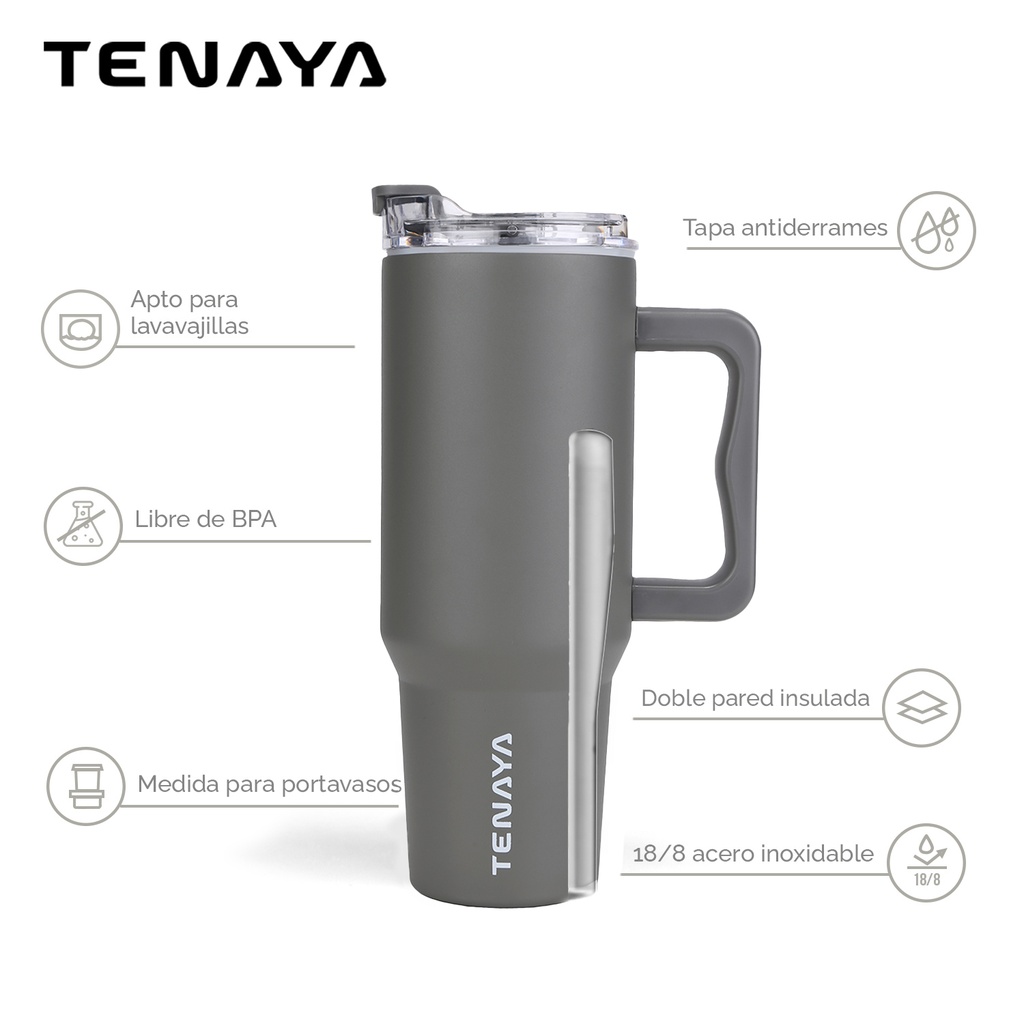VASO ACERO INOX 1200ml EAGLE 1200