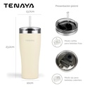 VASO ACERO INOX 900ml