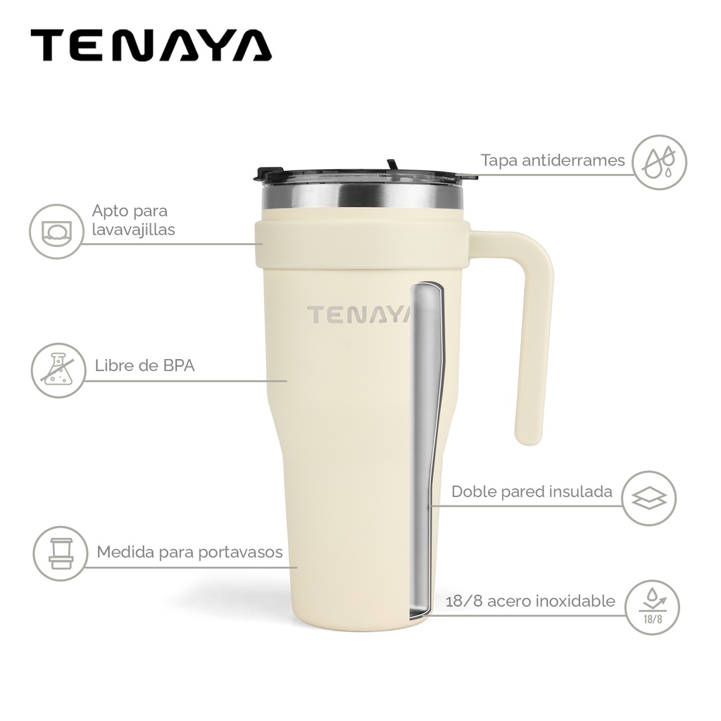 VASO ACERO INOX 1200ml