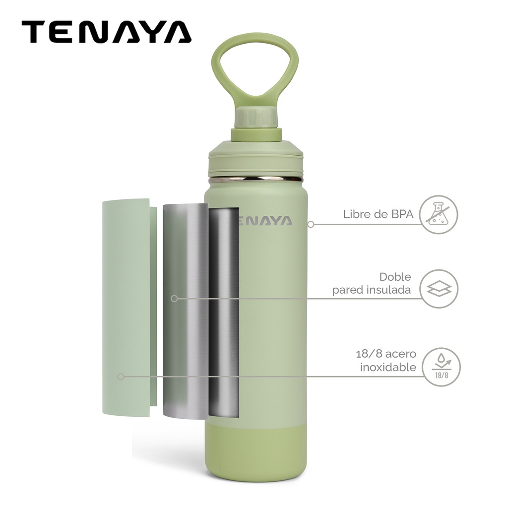 BOTELLA DE AGUA ACERO 710ml Tone2Tone Pastel