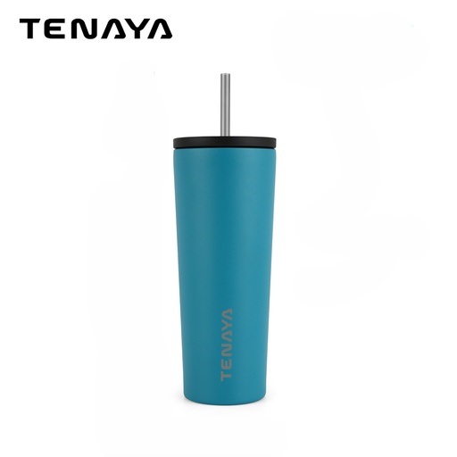 [TN1006-1] VASO ACERO FLAT LID 720ml (Azul acero)