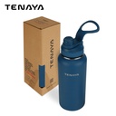 BOTELLA DE AGUA ACERO DOBLE TAPA 960ml