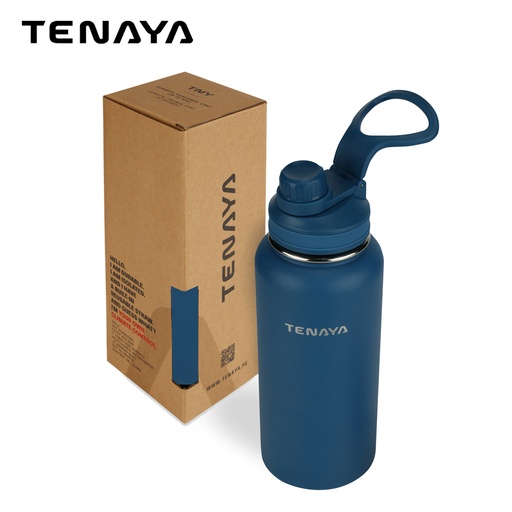 [TN1004-2] BOTELLA DE AGUA ACERO DOBLE TAPA 960ml (Azul marino)