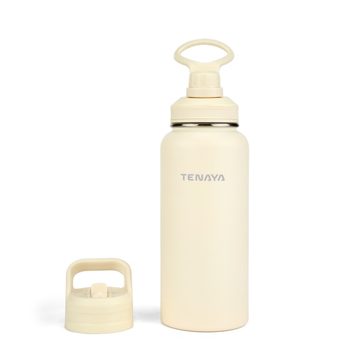 [TN1004-1] BOTELLA DE AGUA ACERO TAHOE 960ml (Crema)