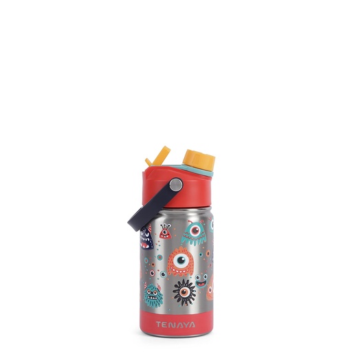 [TN1031-1] Tomatodo Botella De Acero Print Boy 360ml (monsters)