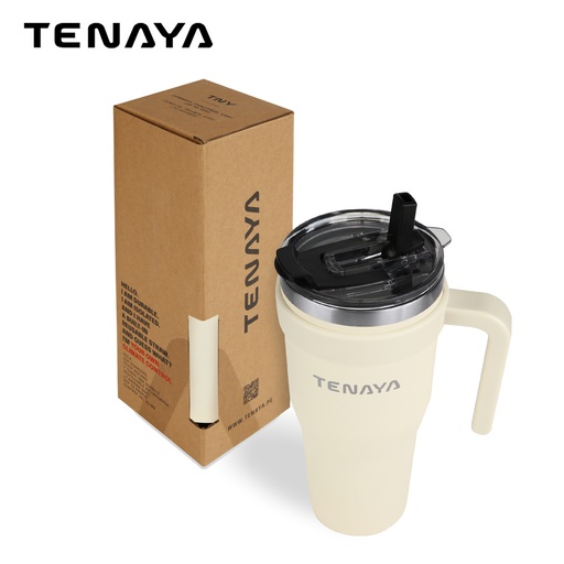 [TN1003-2] VASO ACERO INOX 1200ml (Crema)