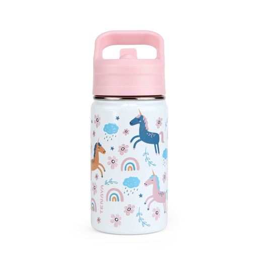 [TN1007-2] Tomatodo Acero Niño TENAYA modelo DAKOTA 360ml (Rosa)