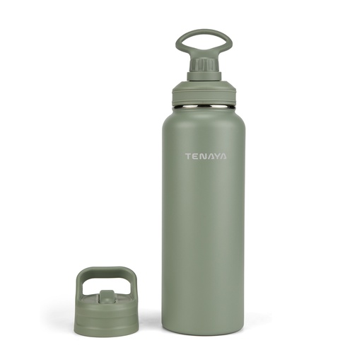 [TN1005-2] Botella de agua TENAYA modelo TAHOE 1200 (Verde oscuro)